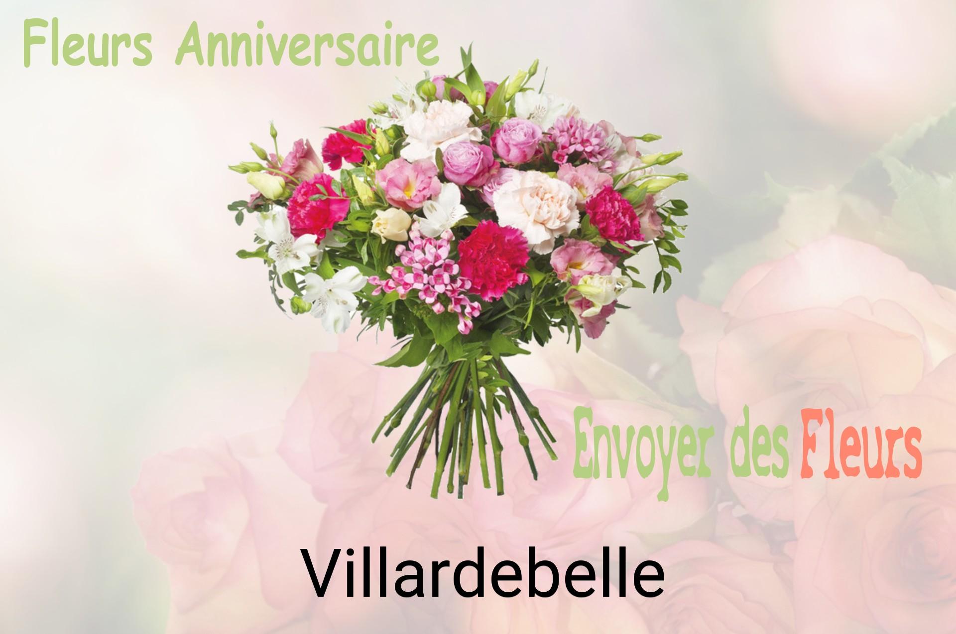 Bouquet de fleurs d’anniversaire livré à Villardebelle